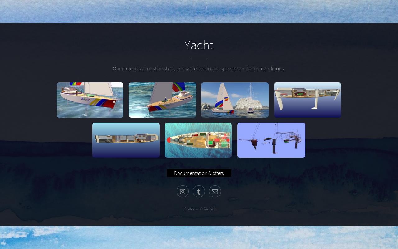 Carrd profile picture for @yacht